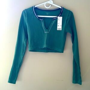 Out from under urban outfitters long sleeve cropped tee